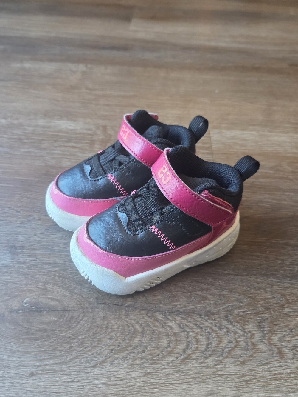 Nike Air Jordan Max Aura 3 TD 'Black Pinksicle' Toddler Girls Shoe Sneakers 4C